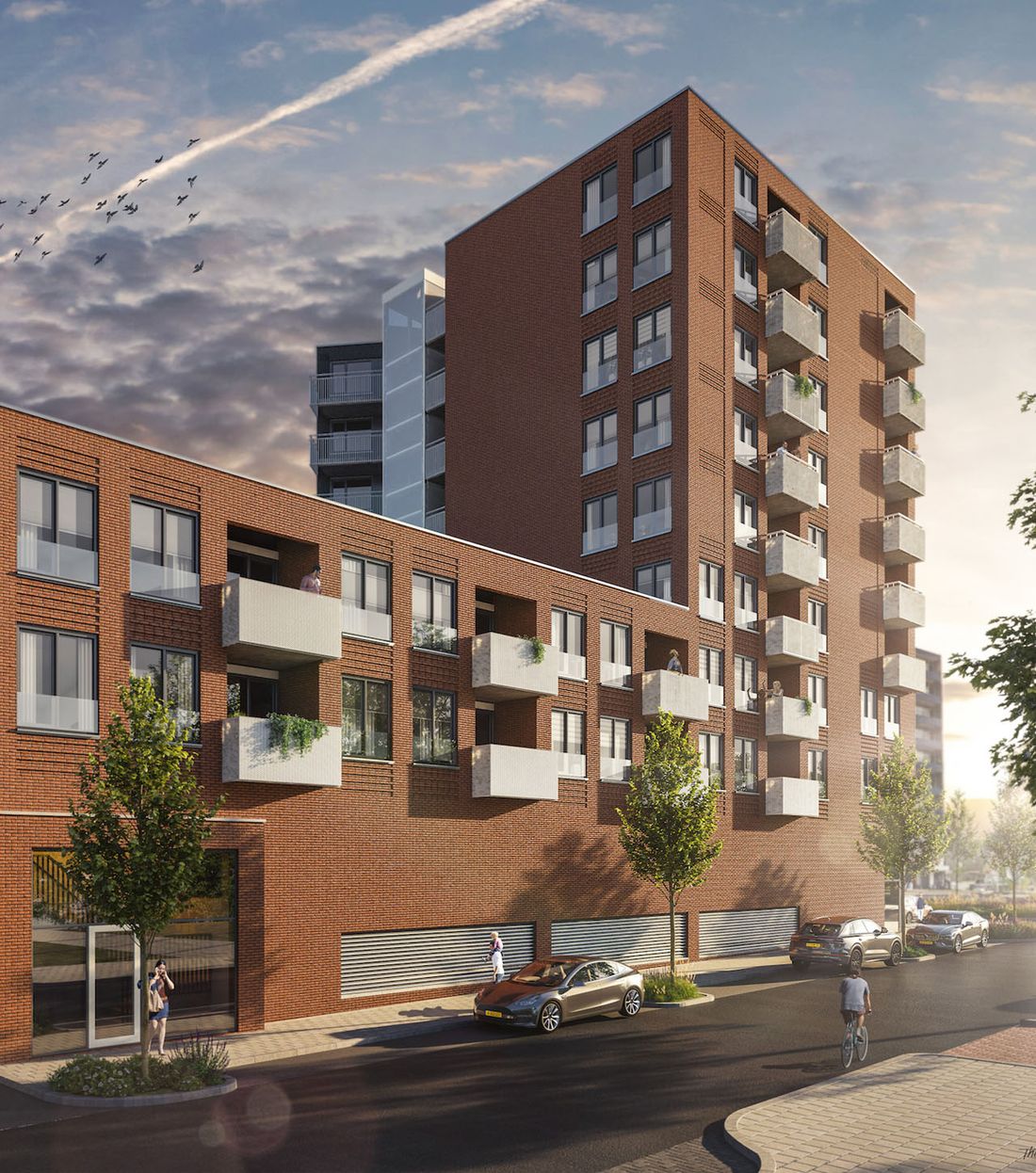 Nieuwbouwproject waarvoor de raambekleding werd verzorgd